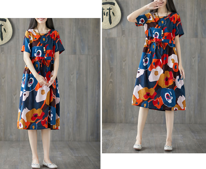 ZL802 Pretty Dress Orange