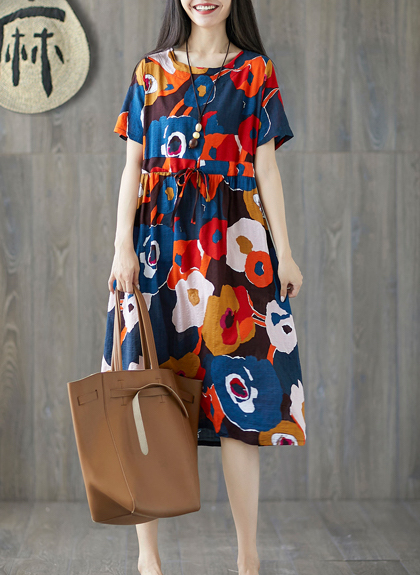 ZL802 Pretty Dress Orange