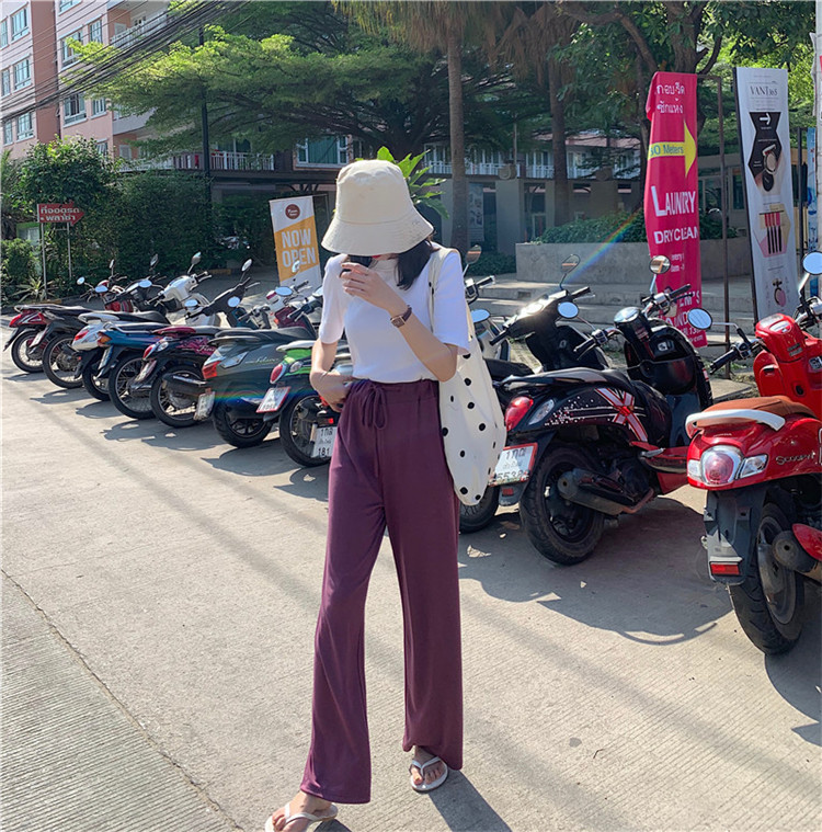 FF-178 Casual Loose Pant Purple