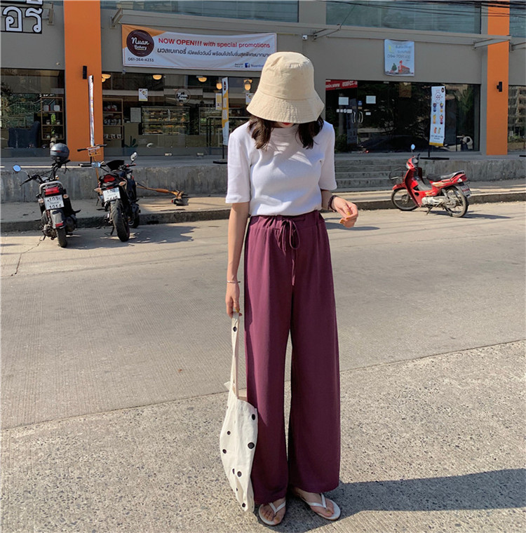 FF-178 Casual Loose Pant Purple