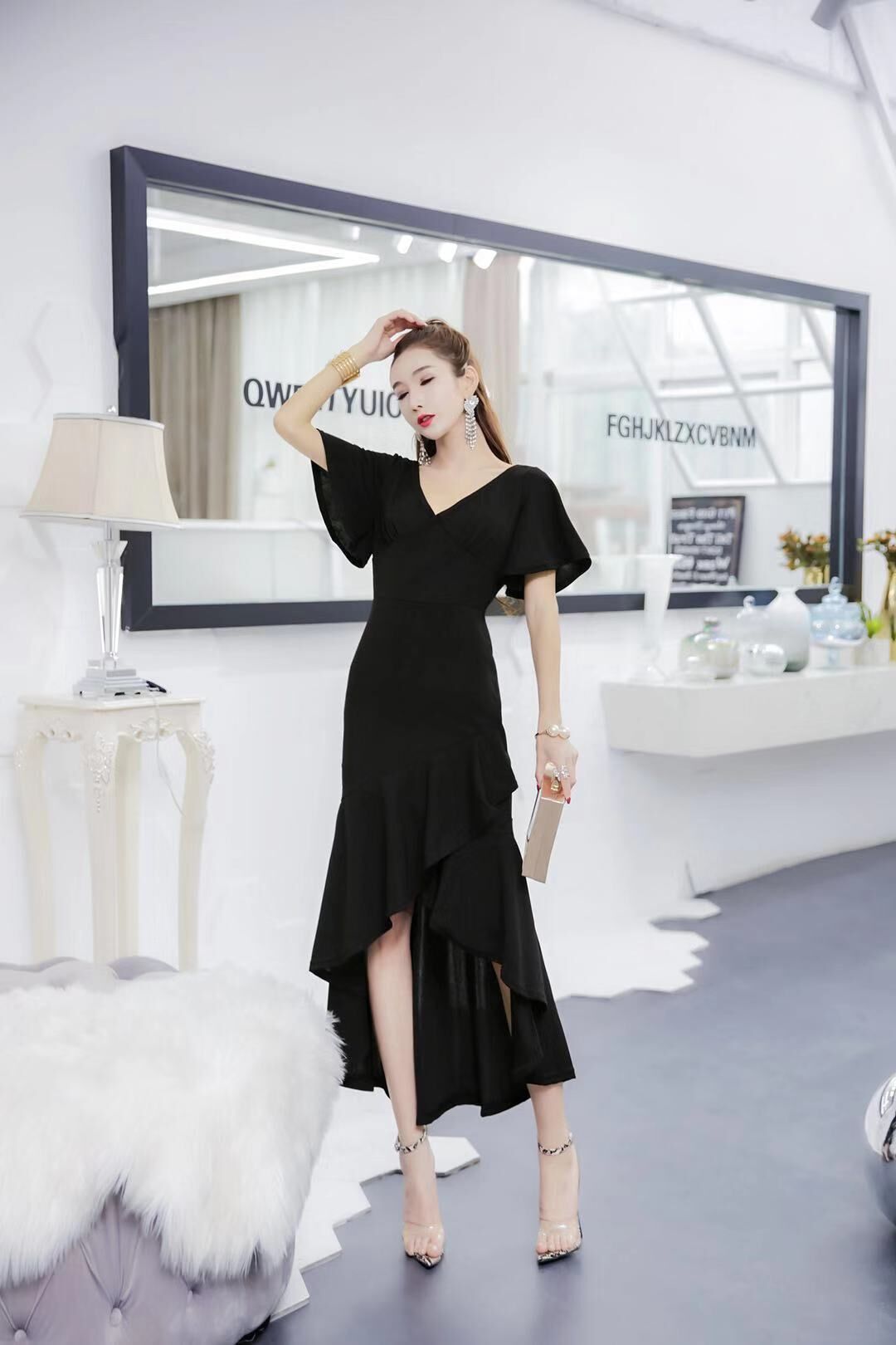 FF-188 Stylish Dress Black