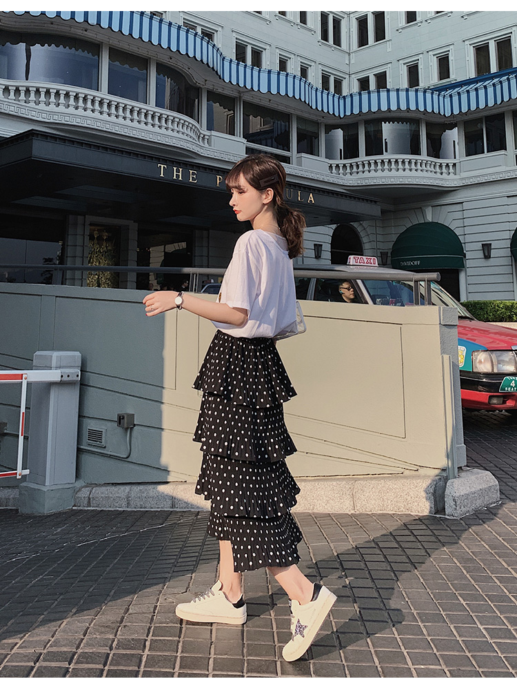 FF-192 Fashion Layer Skirt Polka Dot