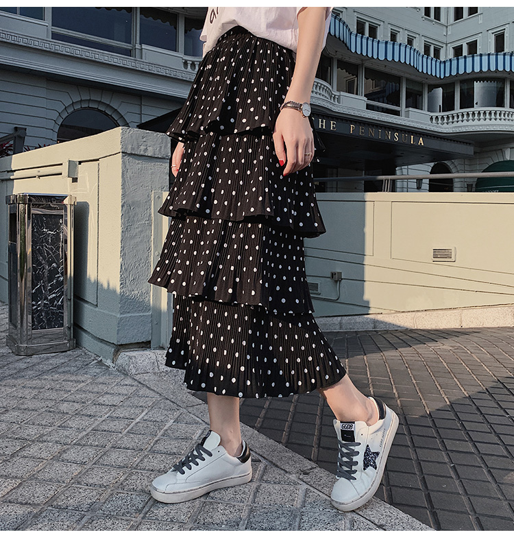 FF-192 Fashion Layer Skirt Polka Dot