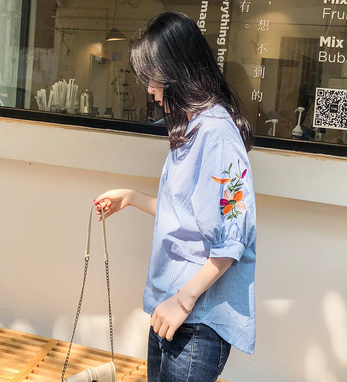 FF-194 Fashion Top Stripe Blue