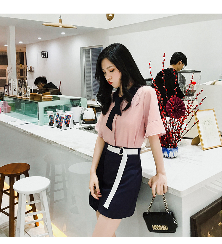 FF-196 Sweet Ribbon Top Pink