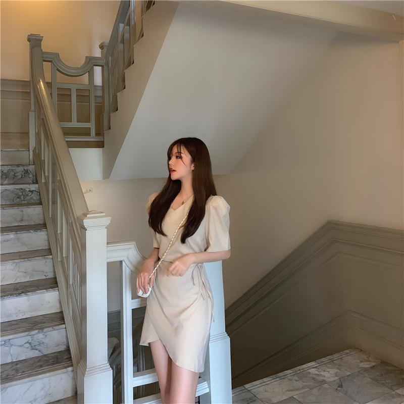 FF-205 Trendy Dress Almond