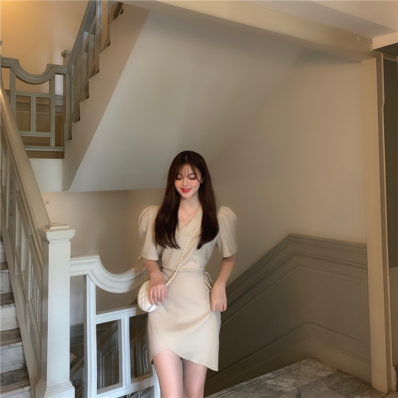 FF-205 Trendy Dress Almond