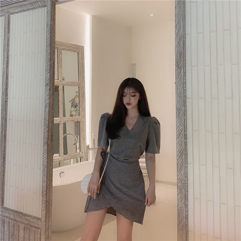 FF-205 Trendy Dress Grey