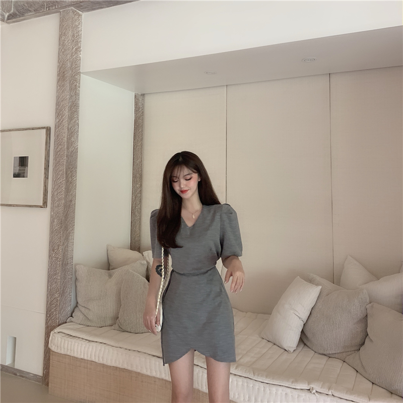 FF-205 Trendy Dress Grey