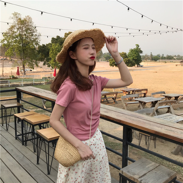 FF-206 Casual Top Pink