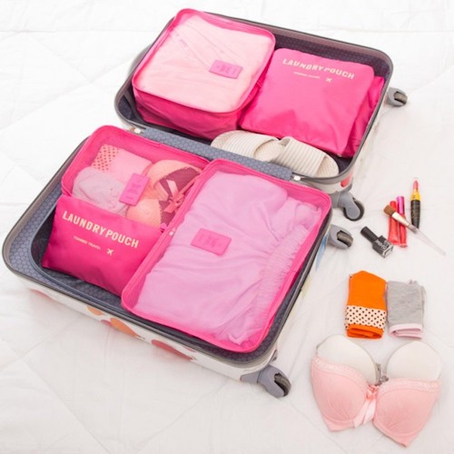 FG006 6in1 Travel Organizer Watermelon Red