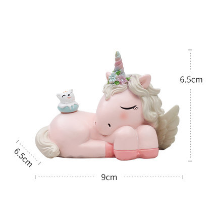 ST-689 Unicorn Decoration Blue