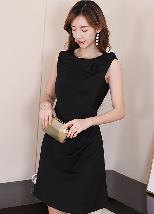 ST-692 Trendy Dress Black