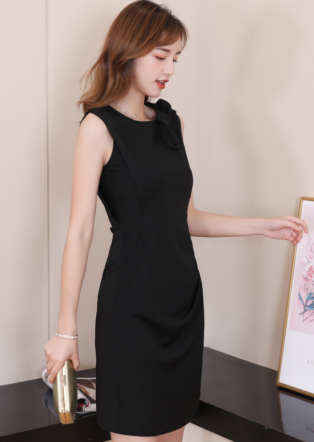 ST-692 Trendy Dress Black