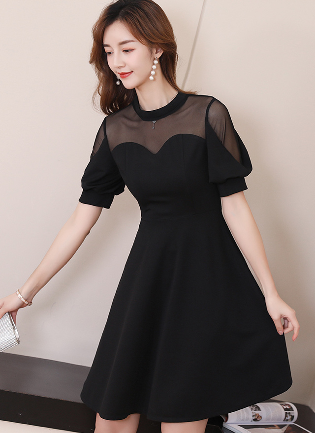 ST-696 Lovely Dress Black