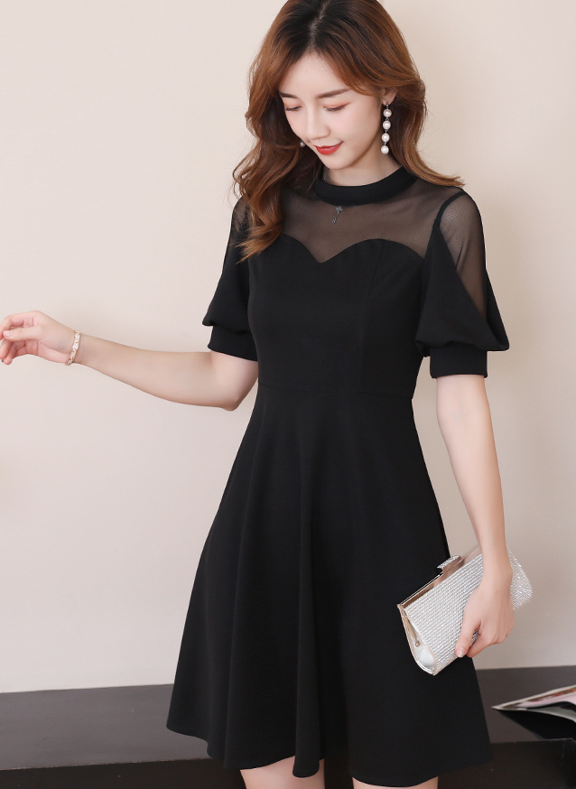 ST-696 Lovely Dress Black