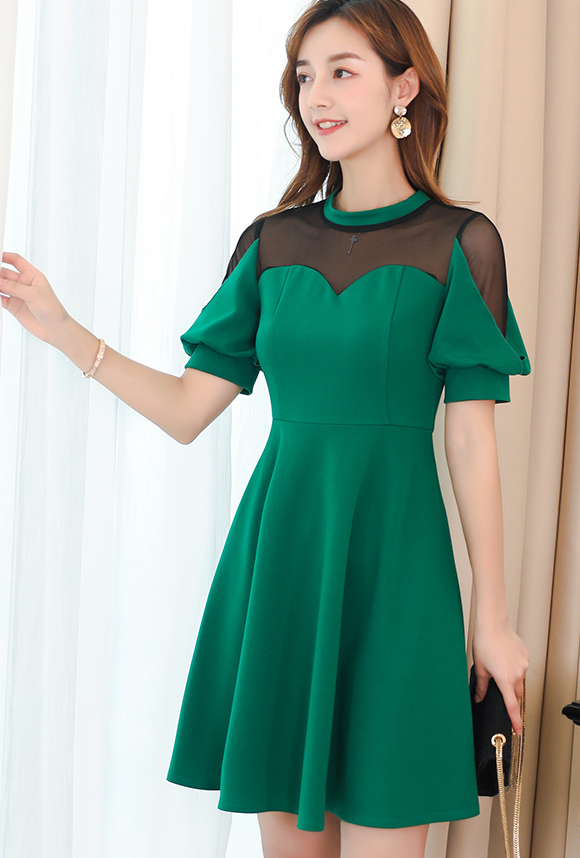 ST-696 Lovely Dress Green