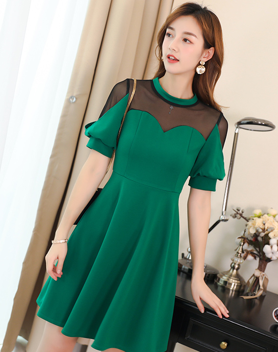 ST-696 Lovely Dress Green