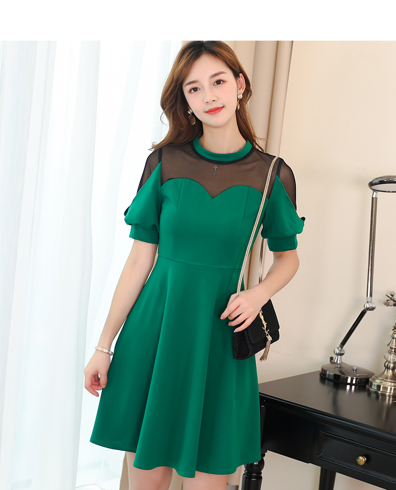 ST-696 Lovely Dress Green
