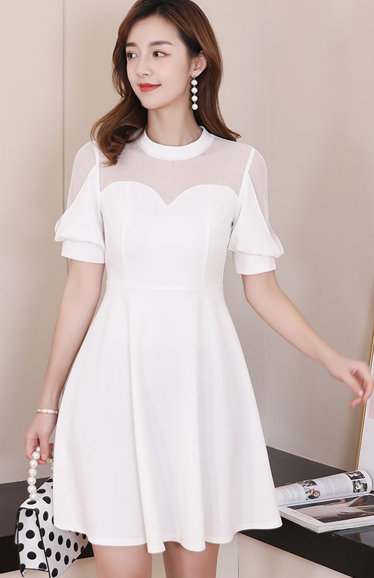 ST-696 Lovely Dress White