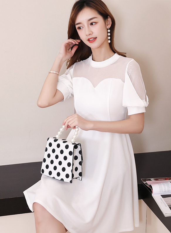 ST-696 Lovely Dress White