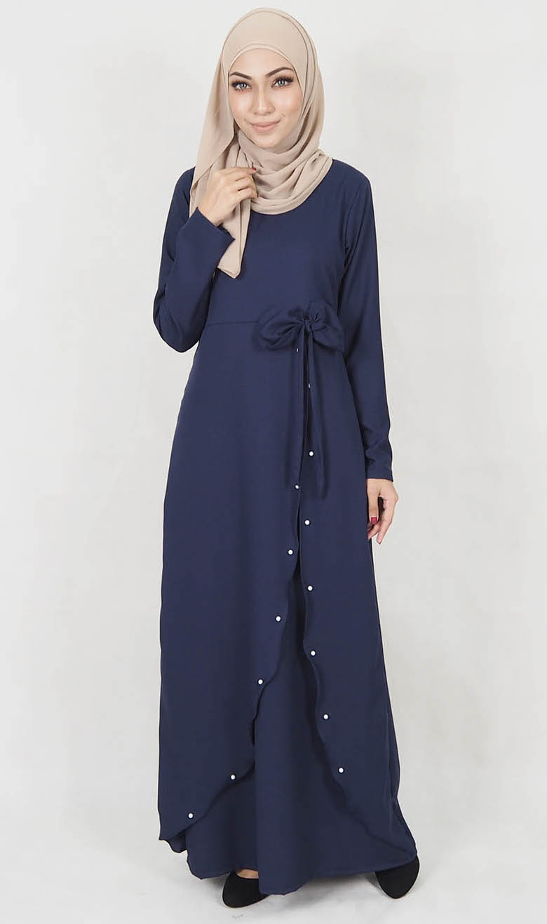 SW5182 Trendy Jubah Navy