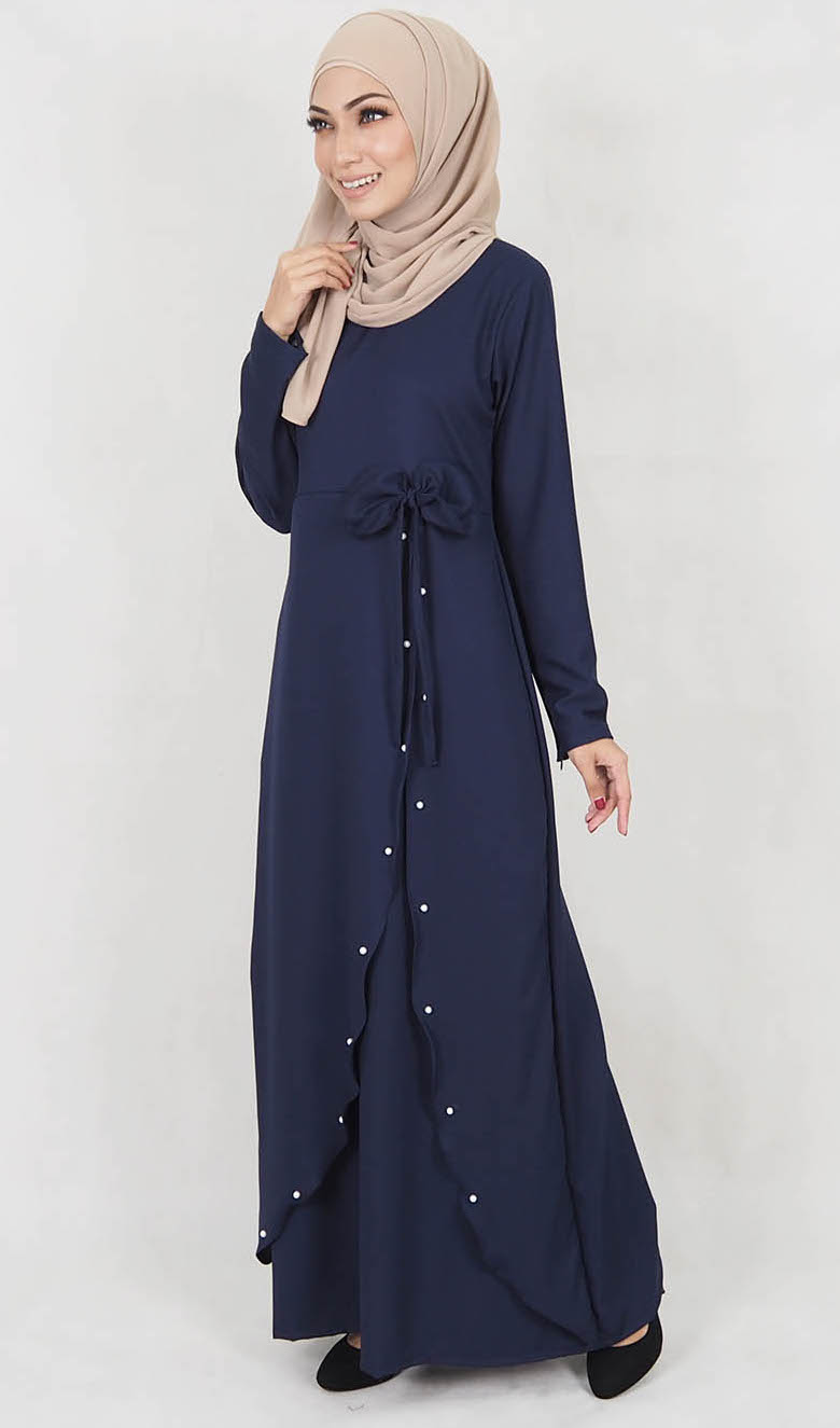 SW5182 Trendy Jubah Navy