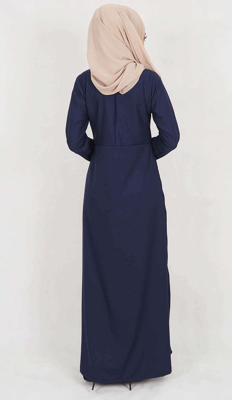 SW5182 Trendy Jubah Navy