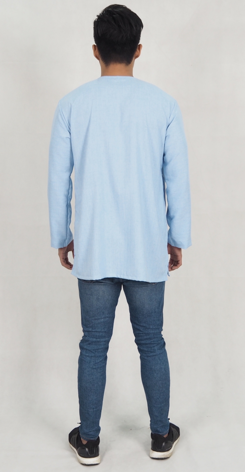 SW5188 Casual Top (Plus Size) Blue