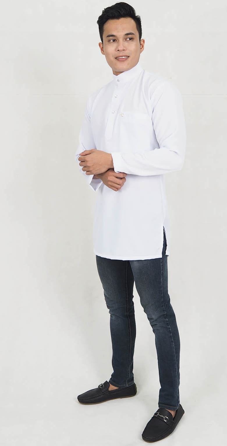 SW5193 Men's Top (Plus Size) White