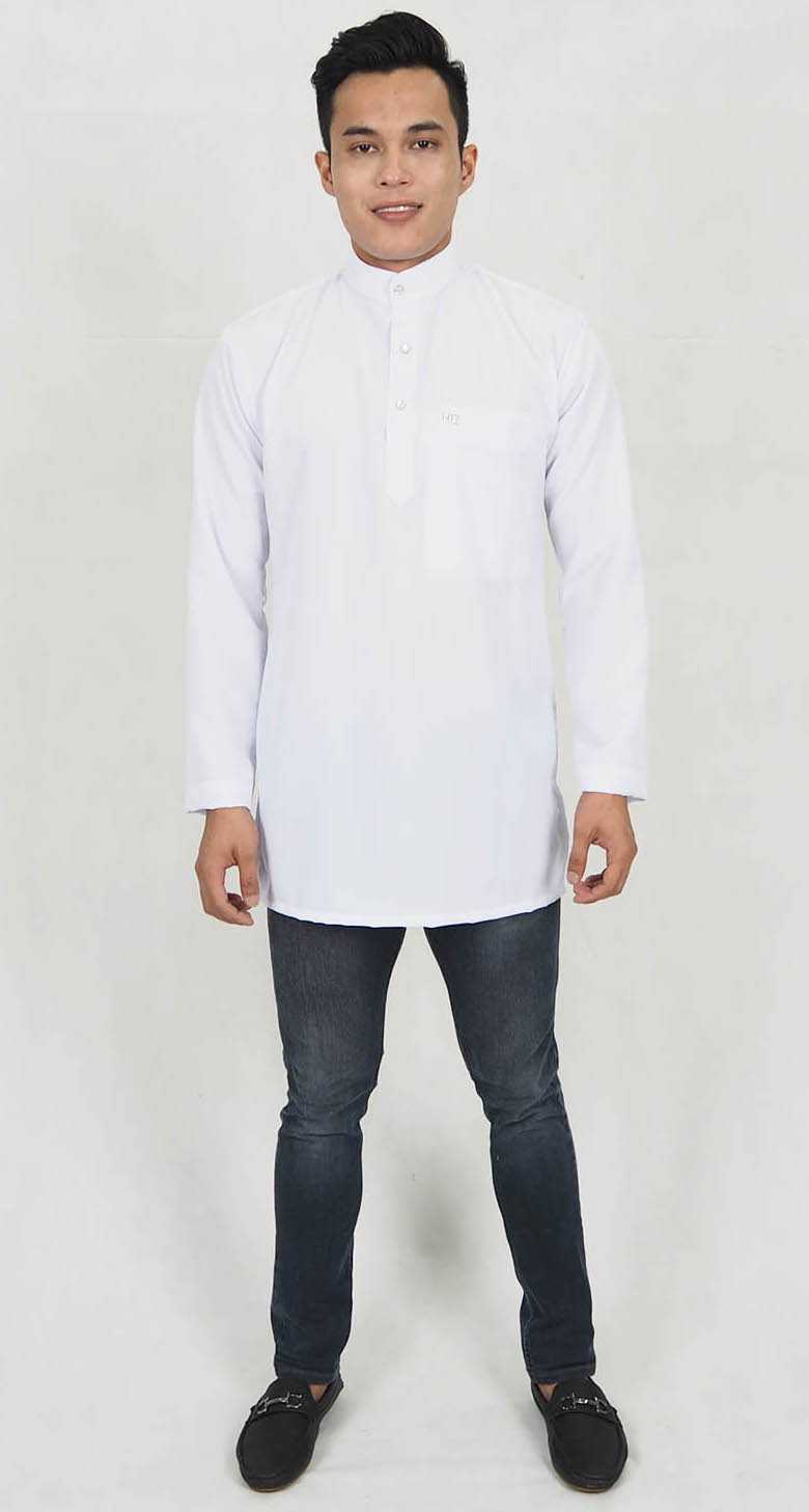 SW5194 Men's Top (Plus Size) White