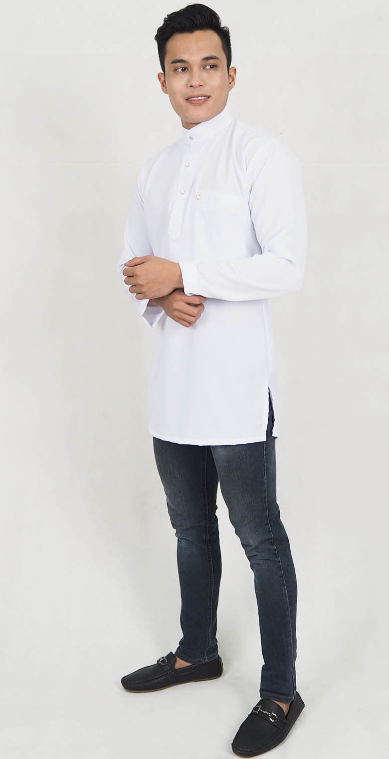SW5194 Men's Top (Plus Size) White