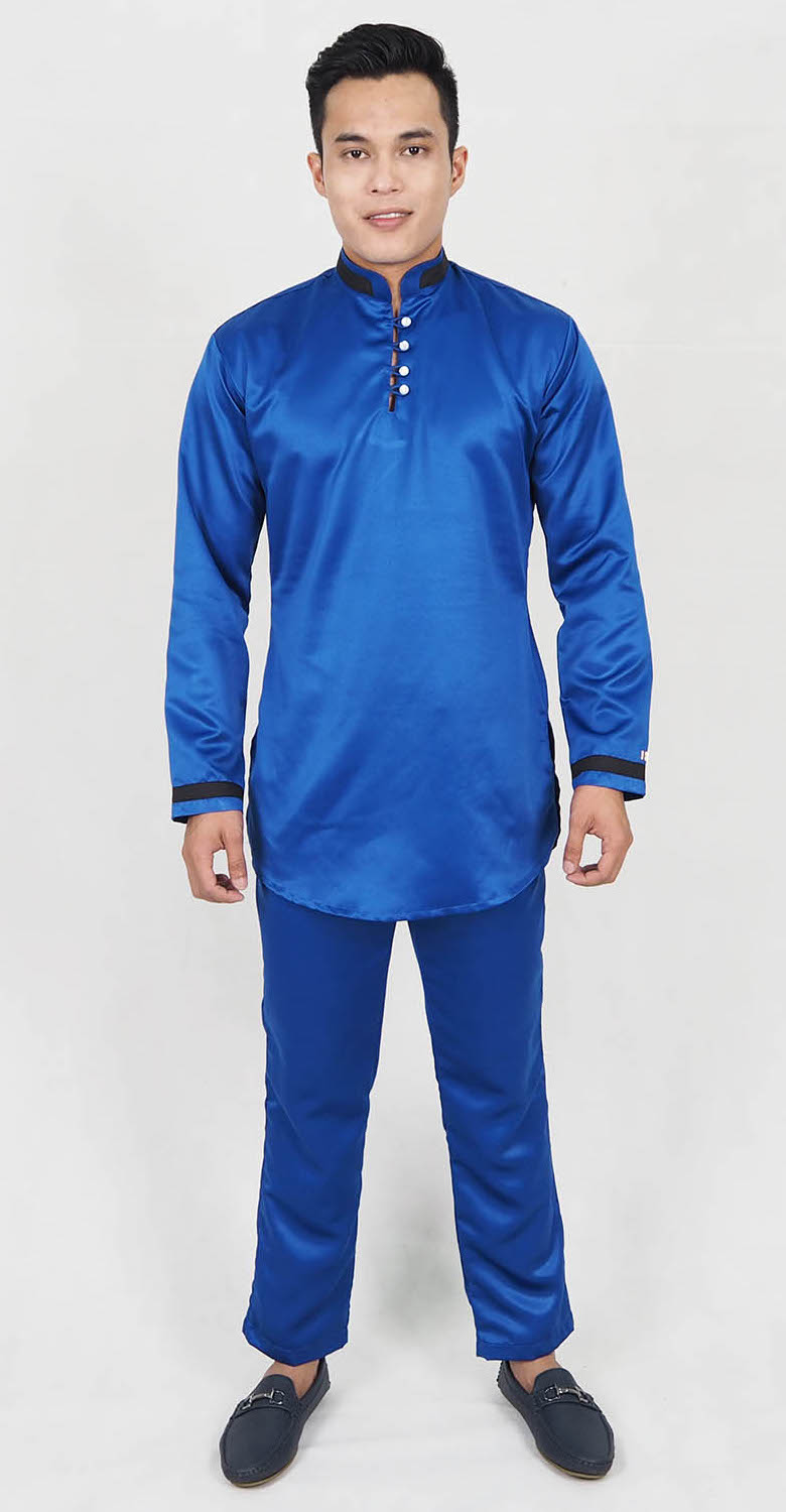 SW5195 Baju Melayu Set Blue