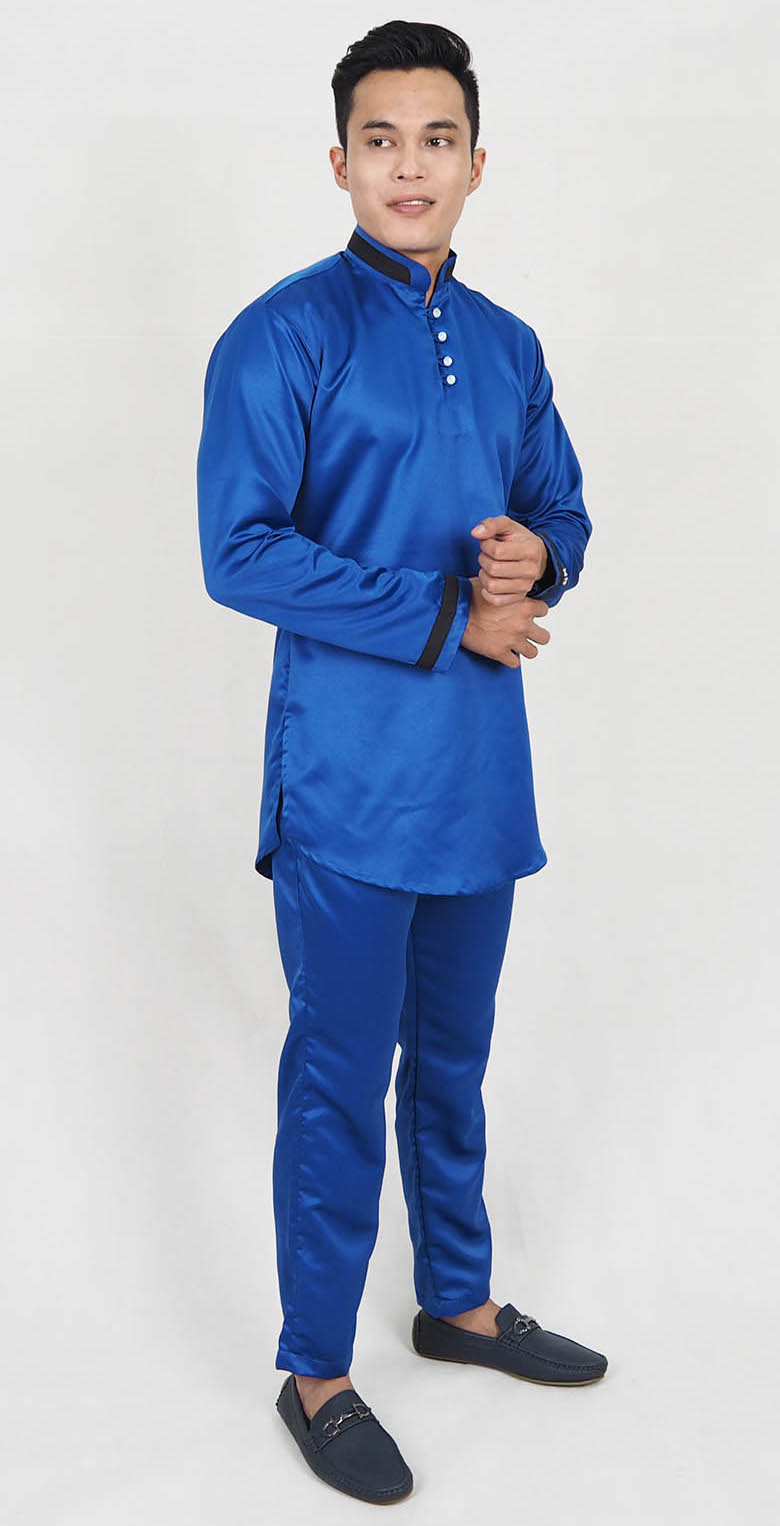 SW5195 Baju Melayu Set Blue