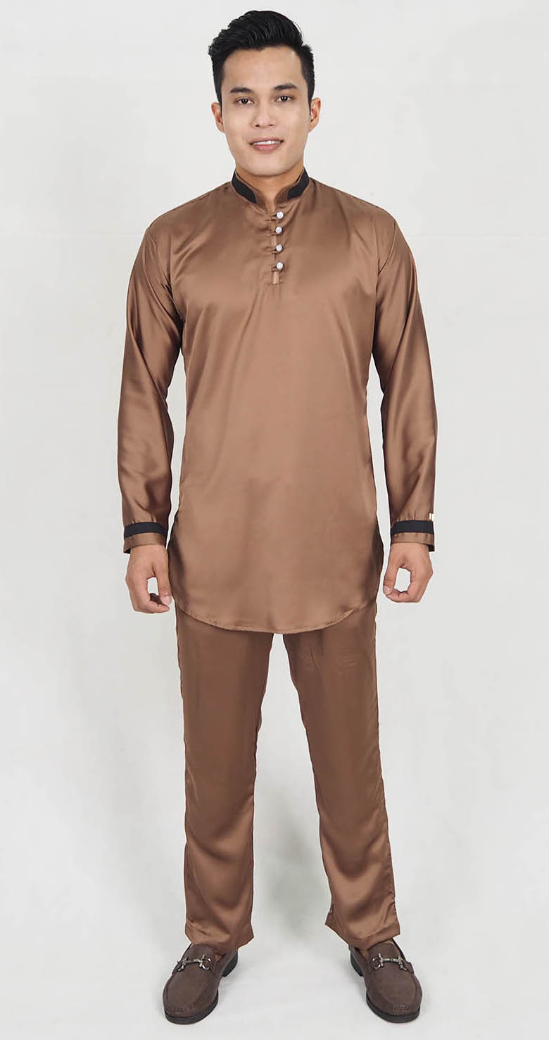 SW5195 Baju Melayu Set Brown