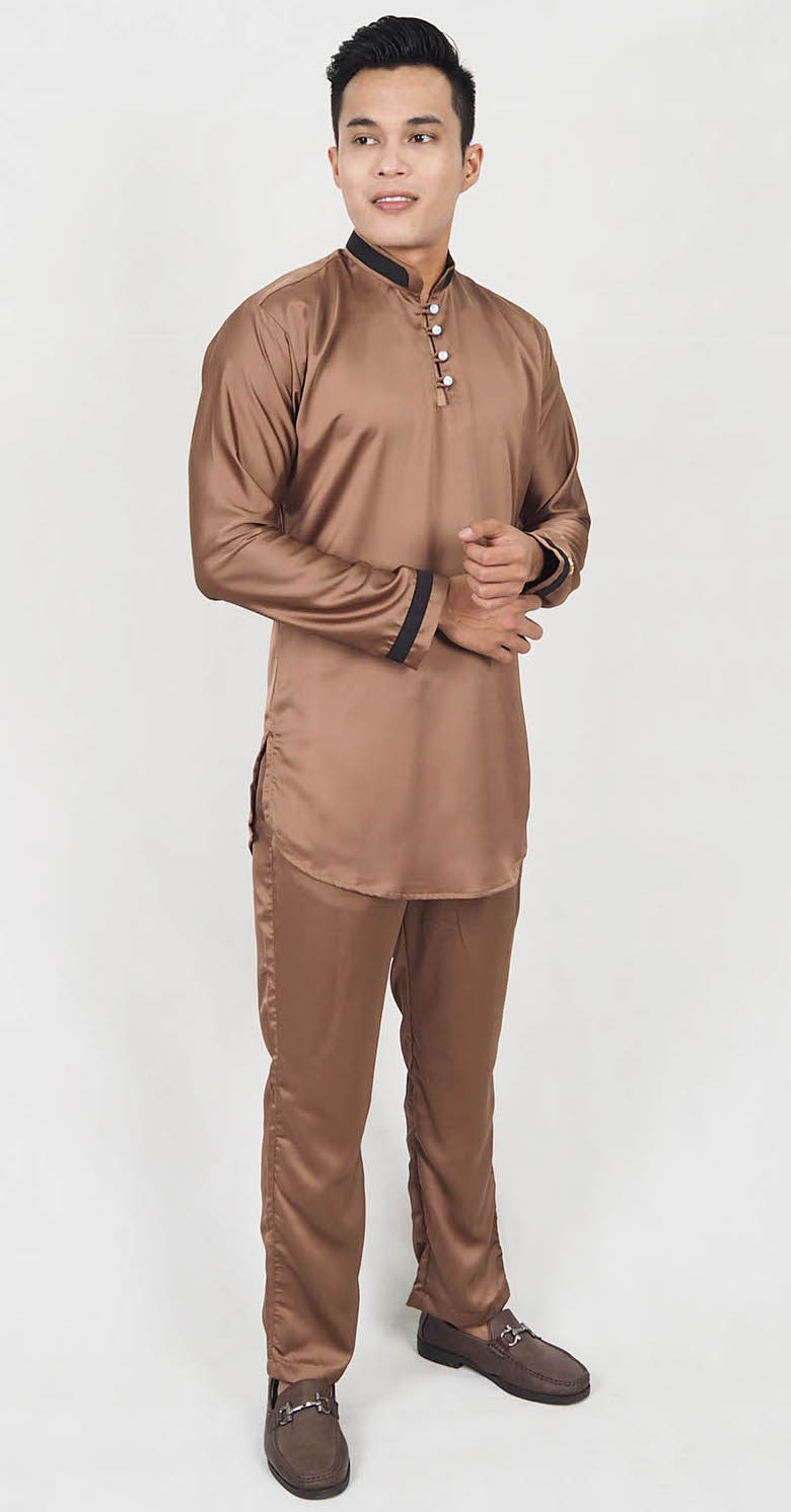 SW5195 Baju Melayu Set Brown