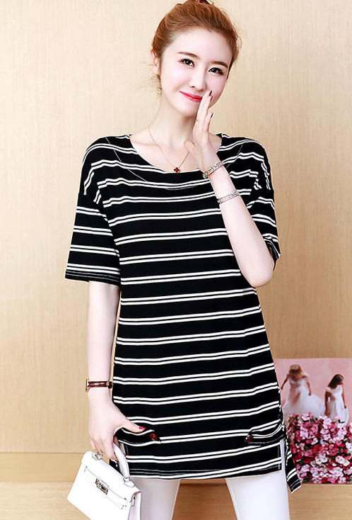 ZL805 Casual Top Black