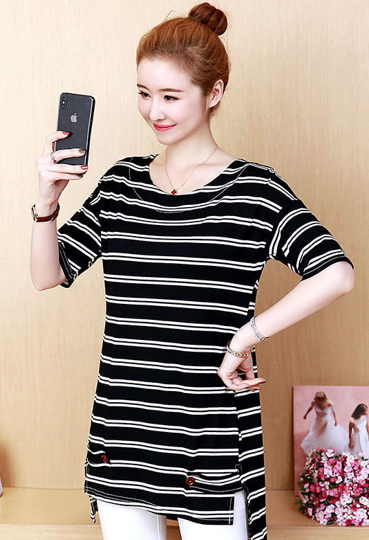 ZL805 Casual Top Black