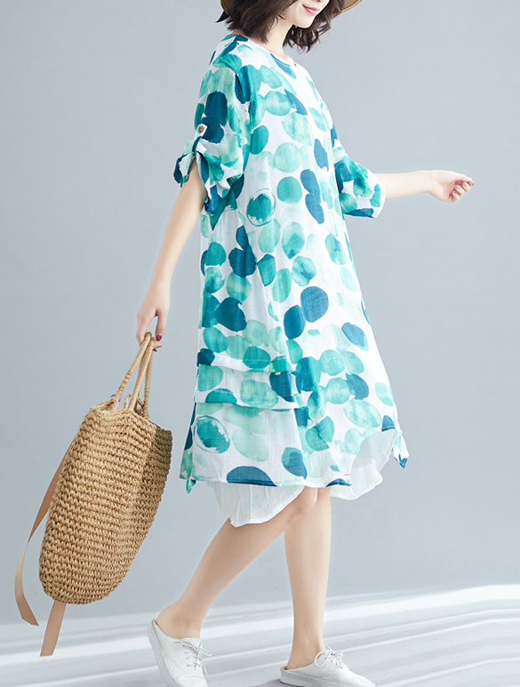ZL808 Lovely Dress Green