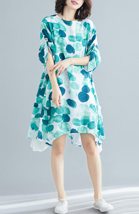 ZL808 Lovely Dress Green