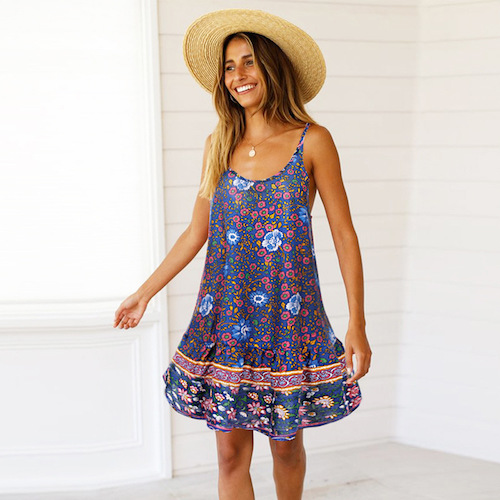 ZL816 Lovely Dress Navy