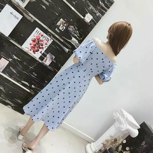 ZL817 Charming Dress Blue