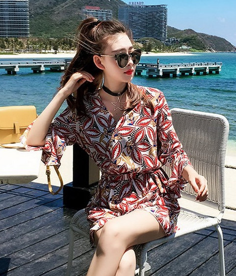 ZL819 Stylish Dress Red