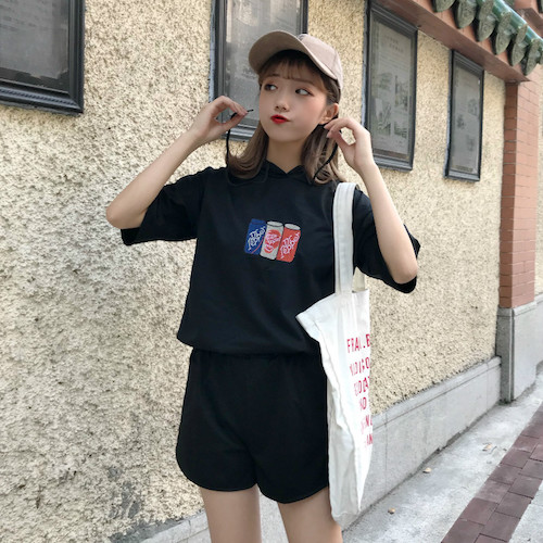 ZL824 Sport Top & Pant Set Black