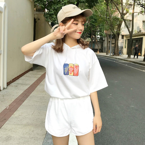ZL824 Sport Top & Pant Set White