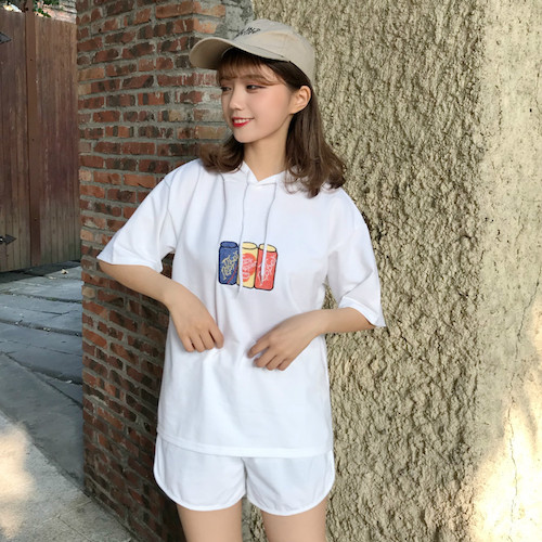 ZL824 Sport Top & Pant Set White