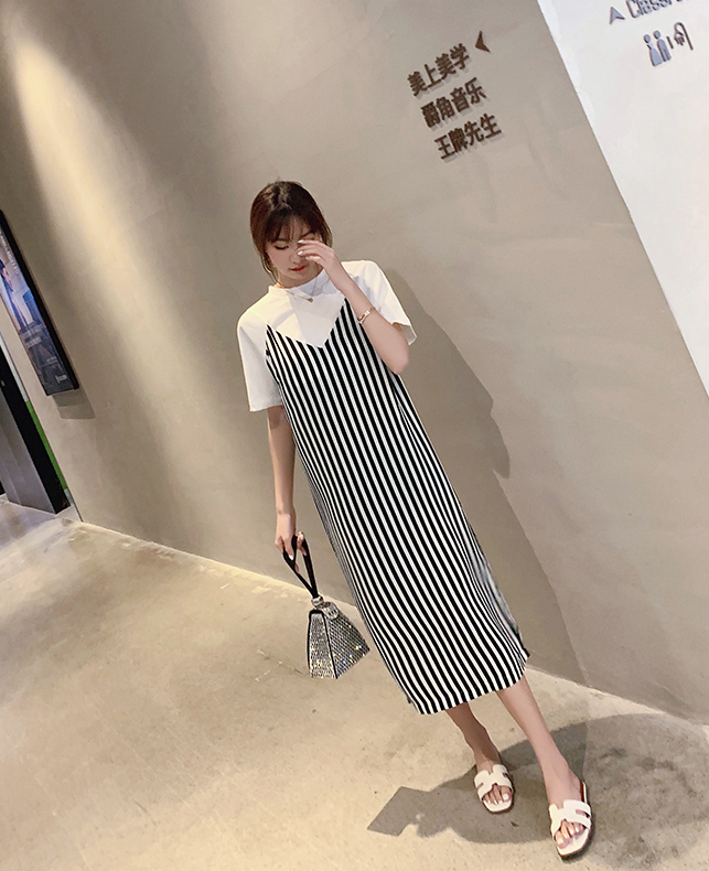 ZL826 Stylish Dress Stripe