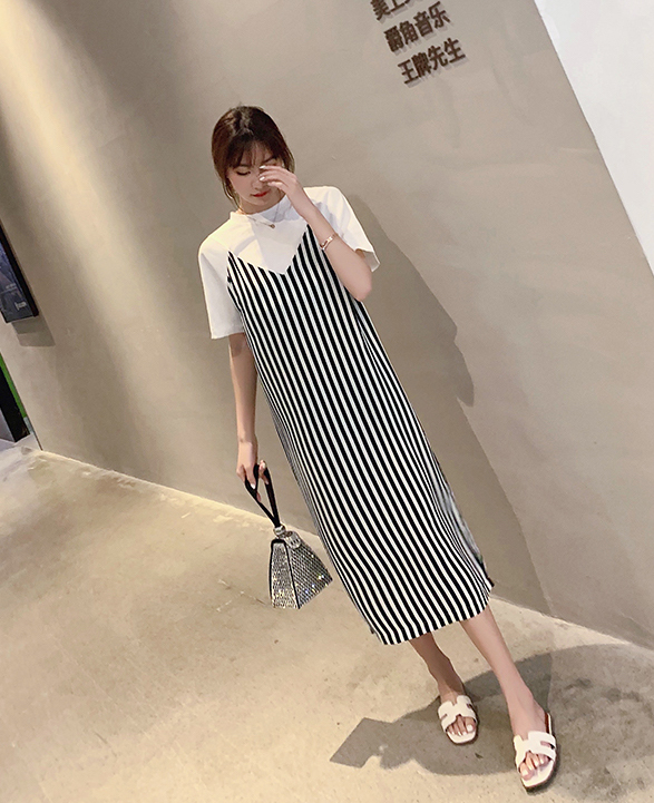 ZL826 Stylish Dress Stripe