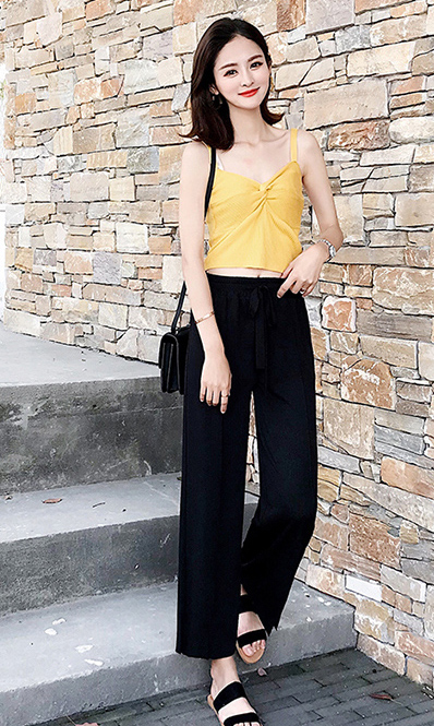 ZL831 Casual Long Pant Black