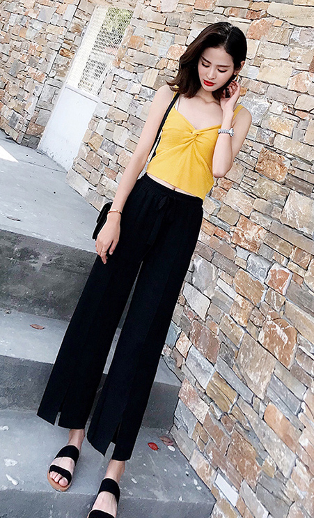 ZL831 Casual Long Pant Black